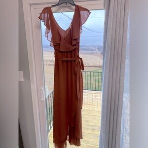 Beautiful NWT Baltic Born women’s burnt orange dress/bridesmaid dress.